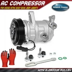Ac Compressor With 6-GROOVE Pulley For Dodge Nitro 2007-2008 Jeep Liberty 06-08. Fixed Price $140.99.