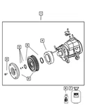 Genuine Mopar A/c Compressor Clutch Overhaul Kit 68034536AA. Fixed Price $9.48.