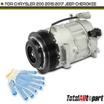 Ac A/c Compressor For Jeep Cherokee 14-17 19-20 Chrysler 200 15-17 V6 3.2L 3.6L. Fixed Price $191.99.