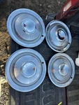 Set Of Four (4) 1960 Chrysler Hub Caps Wheel Covers Original Fast Shipping Here. Fixed Price $127.46.