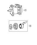 Genuine Mopar A/c Compressor Clutch 5072658AA. Fixed Price $262.80.