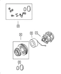 Genuine Mopar A/c Compressor Pulley Hub Kit 5179340AB. Fixed Price $262.20.