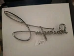 Vintage 1957 58 Chrysler Imperial Emblem Script Oem Mopar Bin GR19. Fixed Price $74.99.