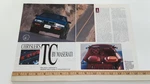 1989 Chrysler Tc Maserati Original Article. Fixed Price $13.25.