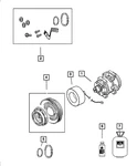 Genuine Mopar A/c Compressor Clutch Overhaul Kit 68032119AA. Fixed Price $42.15.