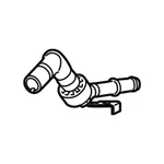 Mopar 68104988AB Engine Coolant Reservoir Hose For 2015 2017 200 Chrysler. Fixed Price $69.68.