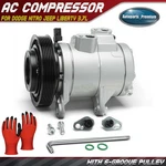 Ac Compressor With 6-GROOVE Pulley For Dodge Nitro 2009-2011 Jeep Liberty 3.7L. Fixed Price $171.89.