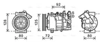 Ava Aircon Compressor RTAK489 For Renault Grand Scenic (2009) 1.5 Dci. Fixed Price $307.56.
