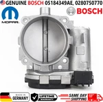Genuine Bosch Throttle Body For 2011-2021 Chrysler Dodge Jeep Ram, 05184349AE. Fixed Price $103.38.