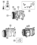 Genuine Mopar A/c Compressor Clutch Overhaul Kit 68091780AA. Fixed Price $33.13.