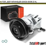 Compressor With 10PA17 For Jeep Wrangler 03-06 2.4L 55037578AC. Fixed Price $174.99.