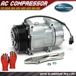 Ac Compressor With 8-GROOVE Pulley For Dodge D250 D350 W250 W350 1990-1993 5.9L. Fixed Price $142.49.