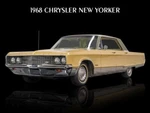 1968 Chrysler New Yorker Four Door Sedan Metal Sign: 12X16" Ships Free. Fixed Price $34.88.
