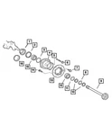 Genuine Mopar Bearing Adjusting Nut 5134720AA. Fixed Price $16.01.