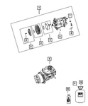Genuine Mopar A/c Compressor Pulley Hub Kit 68257495AA. Fixed Price $312.98.