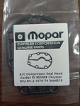 A/c Compressor Seal Head Gasket Fit Mopar Chrysler RV2 RV-2 1974-79 3664519. Fixed Price $20.00.
