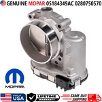 Genuine Mopar Throttle Body For 2011-2021 Chrysler Dodge Jeep Ram, 05184349AC. Fixed Price $103.85.