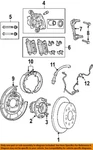 Chrysler Oem 07-17 Caliber Rear Suspension Brake Components-rotor 4743999AA. Fixed Price $116.99.