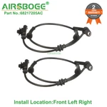 2X Front Left Right Abs Wheel Speed Sensor For Chrysler 200 15-17 68160057AA. Fixed Price $26.50.