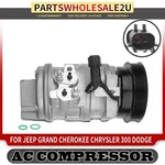 Ac Compressor With Clutch For Jeep Grand Cherokee Chrysler 300 Dodge Challenger. Fixed Price $184.99.