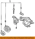 Chrysler Oem 90-93 Ram 50,SUMMIT Cooling Belts Pulleys-pulley MB609139. Fixed Price $37.89.