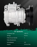 Ac A/c Compressor For Chrysler Sebring Dodge Avenger 2.0L 1995-1999 New. Fixed Price $67.94.