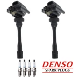 2 Ignition Coil & Denso Platinum Spark Plug For Dodge Mitsubishi Chrysler. Fixed Price $73.86.