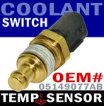 New Engine Coolant Temperature Sensor For Mopar Chrysler Dodge Jeep 05149077AB. Fixed Price $22.93.