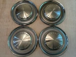 1969 1970 1971 Chrysler 300 Wheel Covers, Set Of Four. Fixed Price $95.00.