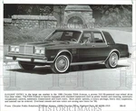 1988 Press Photo Chrysler Fifth Avenue Four-door Sedan AFA47061. Fixed Price $24.99.