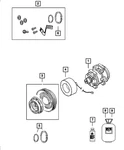 Genuine Mopar A/c Compressor Snap Ring 5183900AA. Fixed Price $21.28.