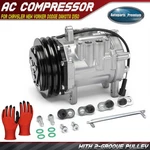 Ac Compressor W/2-GROOVE For Chrysler New Yorker Dodge Dakota D150 D250 Plymouth. Fixed Price $167.59.