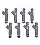 Denso 12 Hole Upgrade Fuel Injector Set X 8 Fits 53032704AB 4.7L Mopar 2001-2007. Fixed Price $240.00.