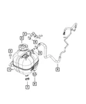 Genuine Mopar Coolant Bottle Outlet Hose 68104988AB. Fixed Price $38.72.