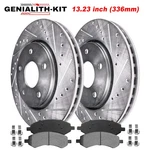 Front Drilled And Slotted Rotors Brake Pads For Dodge Ram 1500 Chrysler Aspen. Fixed Price $110.99.