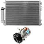 Ac Condenser & Compressor Cooling Kit For 2006-09 Dodge Charger Chrysler 300. Fixed Price $204.69.