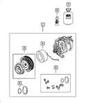 Genuine Mopar A/c Compressor Clutch Overhaul Kit 68078145AA. Fixed Price $25.59.