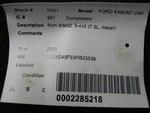 Ac Compressor From 8/9/02 8-445 Fits 03 Ford E350 Van 218644. Fixed Price $80.00.