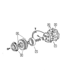Genuine Mopar A/c Compressor Pulley 5016376AA. Fixed Price $55.60.