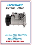 Direct Fit A/c Compressor For Chrysler Dodge 10S20H 05005440AA 447220-3462. Fixed Price $209.99.